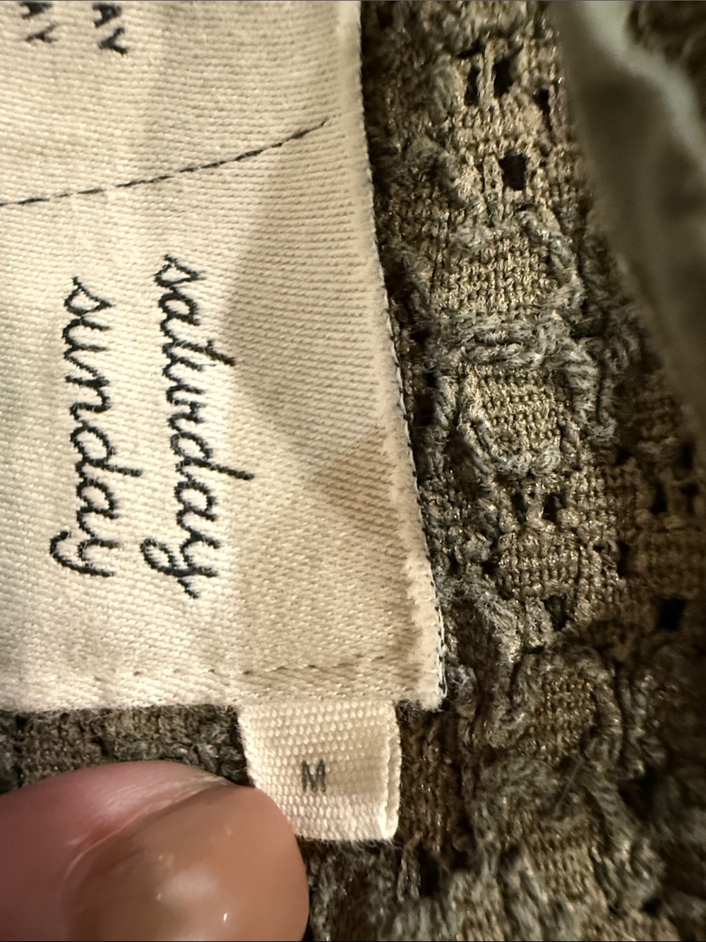 Saturday Sunday Anthropologie Olive Green Utility Jacket Cargo Drawstring Medium - Picture 5 of 15